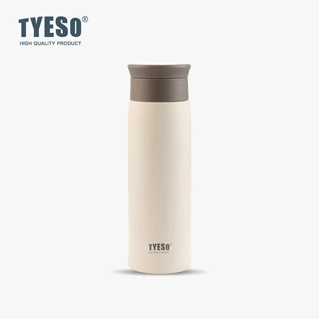 Garrafa Térmica TYESO – Aço Inoxidável 350ml ou 500ml, Isolamento a Vácuo, Tampa Anti-Fugas