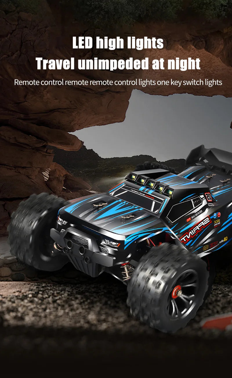 Carro Telecomandado 50KM/H - BIBAO 9522 – 4WD, Off-Road com Luzes LED