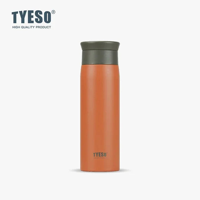 Garrafa Térmica TYESO – Aço Inoxidável 350ml ou 500ml, Isolamento a Vácuo, Tampa Anti-Fugas
