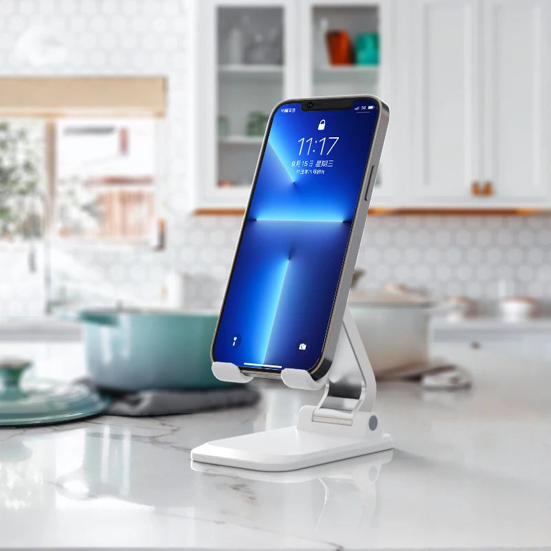 Suporte Dobrável para Telemóvel e Tablet - Portátil, Estável e Universal