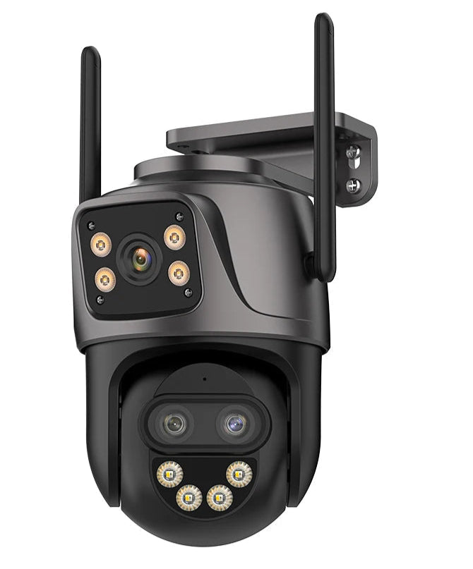 Câmara de Segurança DUREVIN - 6K, 9MP, Wi-Fi, Visão Noturna, Auto Tracking, Áudio