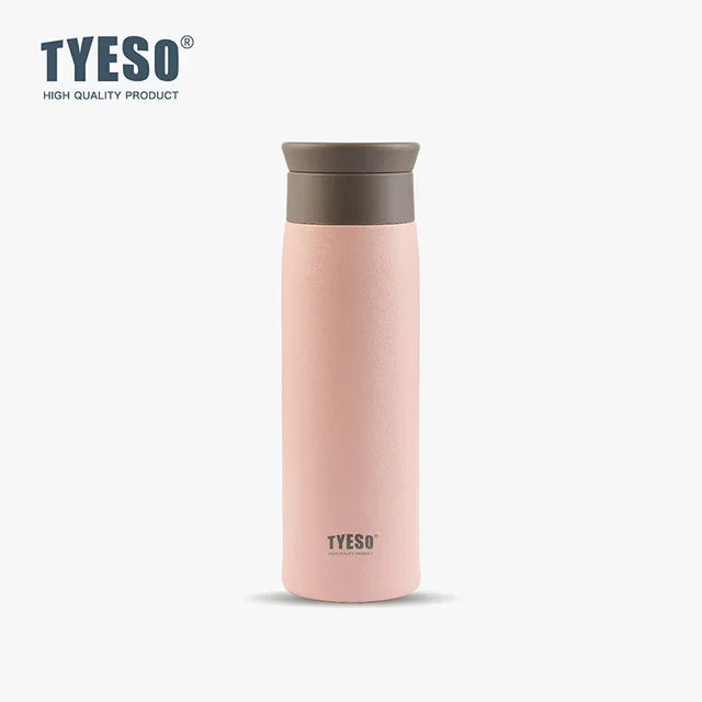 Garrafa Térmica TYESO – Aço Inoxidável 350ml ou 500ml, Isolamento a Vácuo, Tampa Anti-Fugas