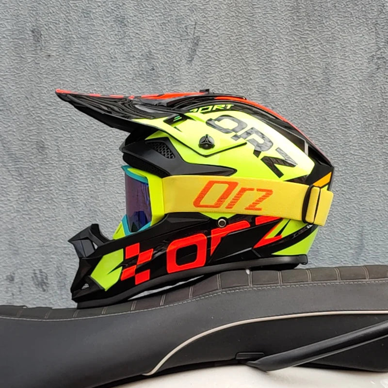 Capacete ORZ – Full Face MTB e Downhill, Certificação DOT
