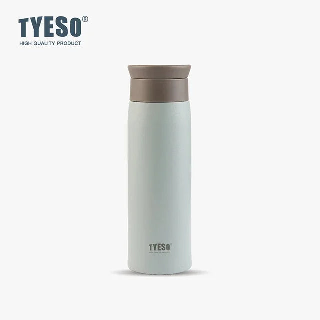 Garrafa Térmica TYESO – Aço Inoxidável 350ml ou 500ml, Isolamento a Vácuo, Tampa Anti-Fugas