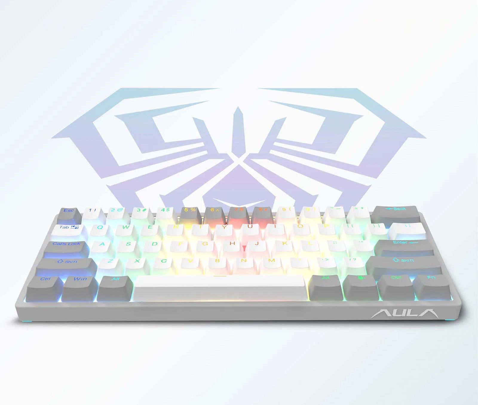 Teclado Mecânico - AULA F3261 RGB - 61 Teclas e Switches Vermelhos