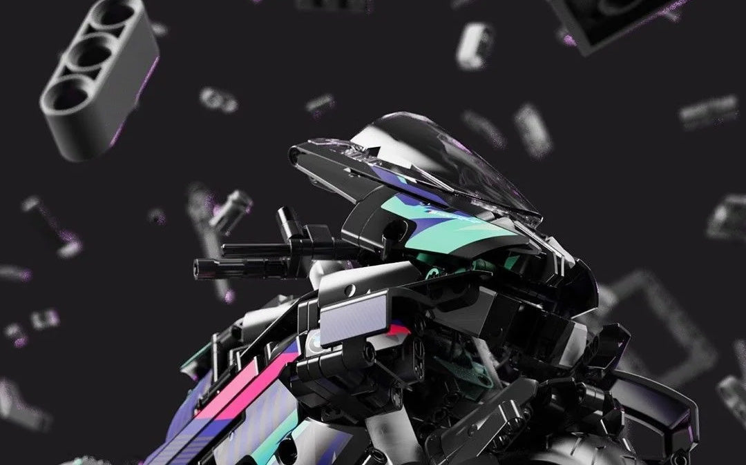 Constrói uma M1000RR - Blocos de Construção, Desafio de Montagem, Modelo de Coleção