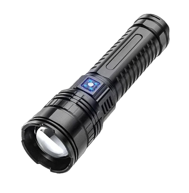 Lanterna LED ESMARTER S33 – 10000 Lumens, 3km de Alcance, Recarregável e 5 Modos