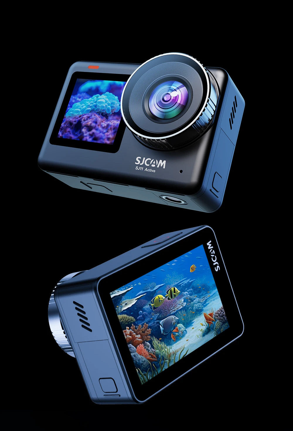 Câmara SJCAM SJ11 Active - 4K, Duplo Ecrã Touch, Wi-Fi, 5G, Zoom 8X
