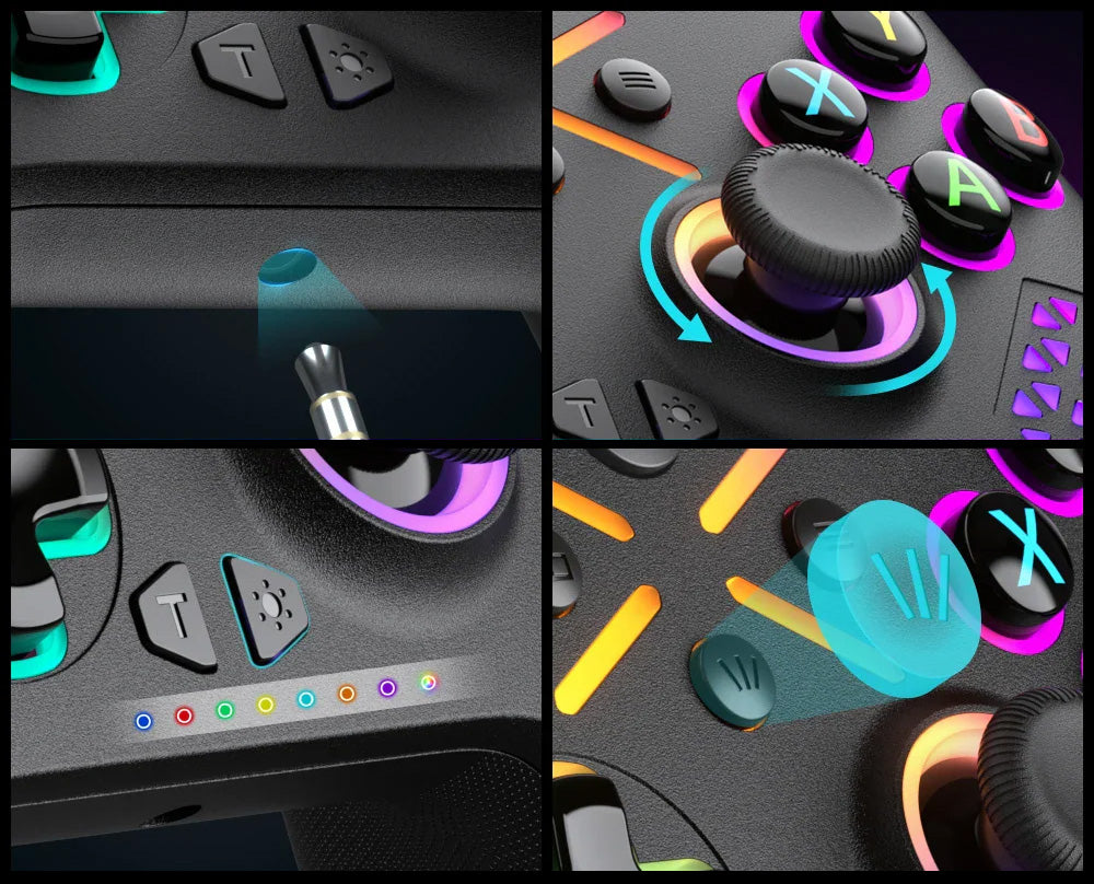 Comando BONADGET Wireless - Para PC, Xbox One/Series, Nintendo Switch e Android