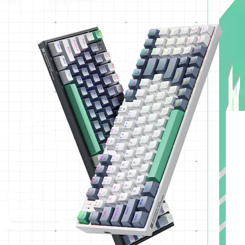 Teclado Mecânico MACHENIKE K500 - 94 Teclas, Luz RGB e Switches Hot-Swap