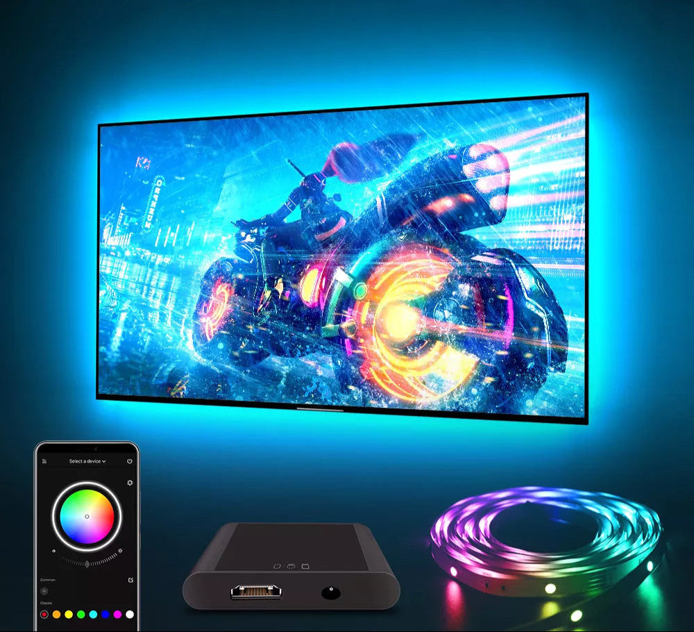 Fita LED NEX ILLUMI - Com sincronização TV, Alexa e Google