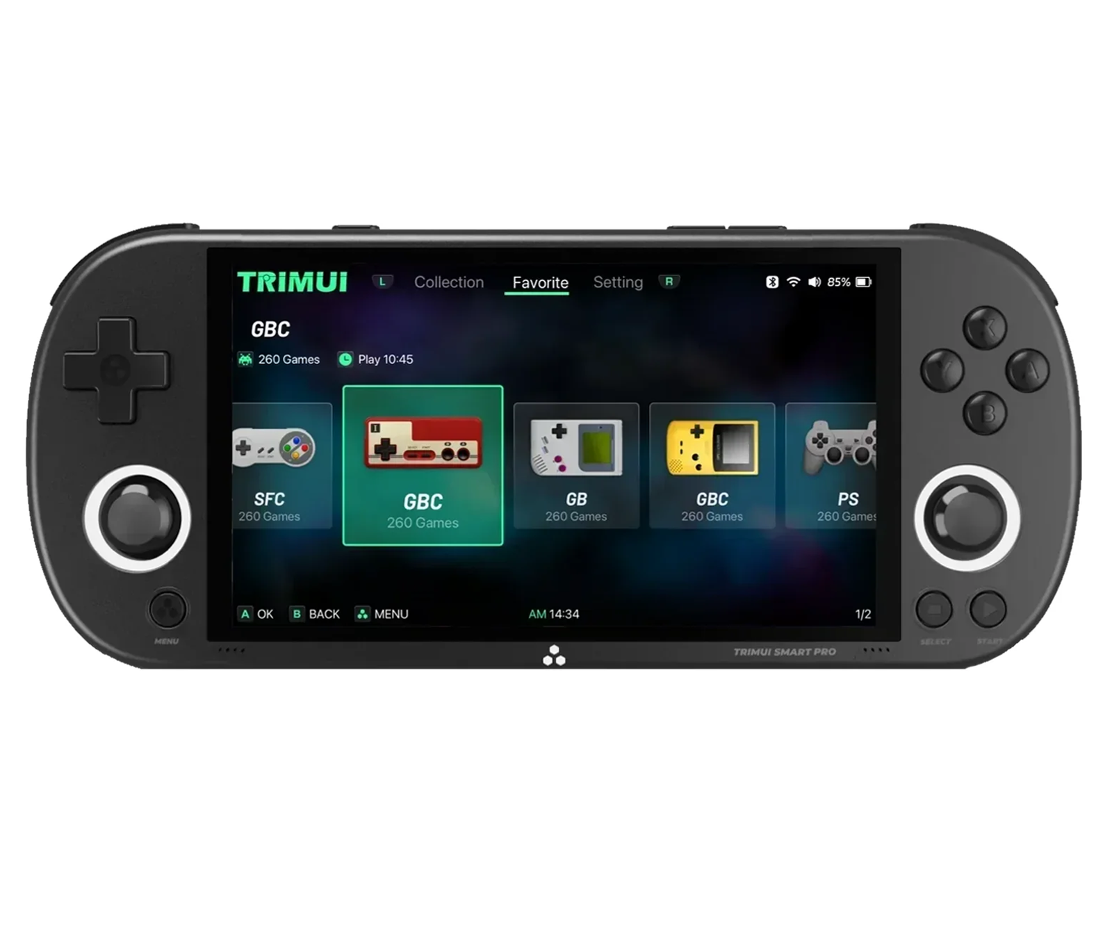TRIMUI SMART PRO - Consola Portátil com 13000 Jogos incluidos, Wi-Fi e Bluetooth
