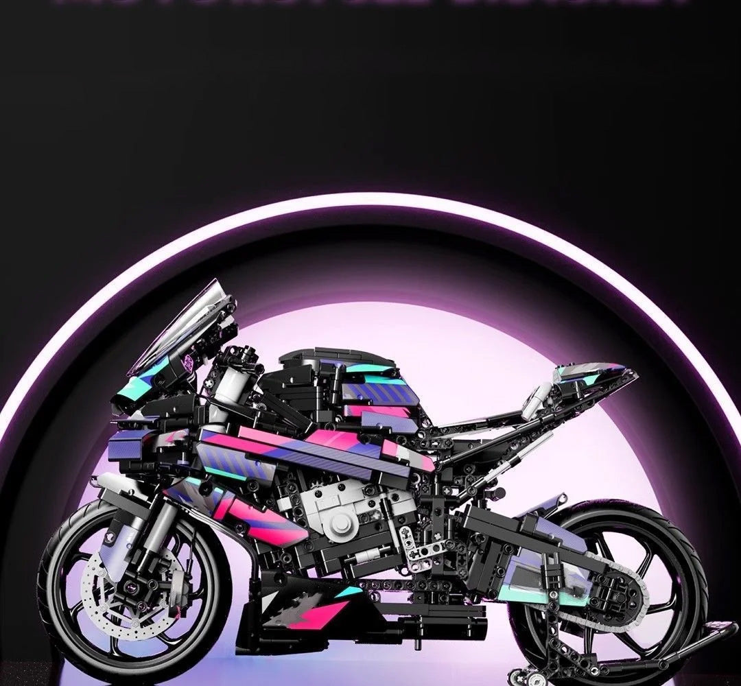 Constrói uma M1000RR - Blocos de Construção, Desafio de Montagem, Modelo de Coleção