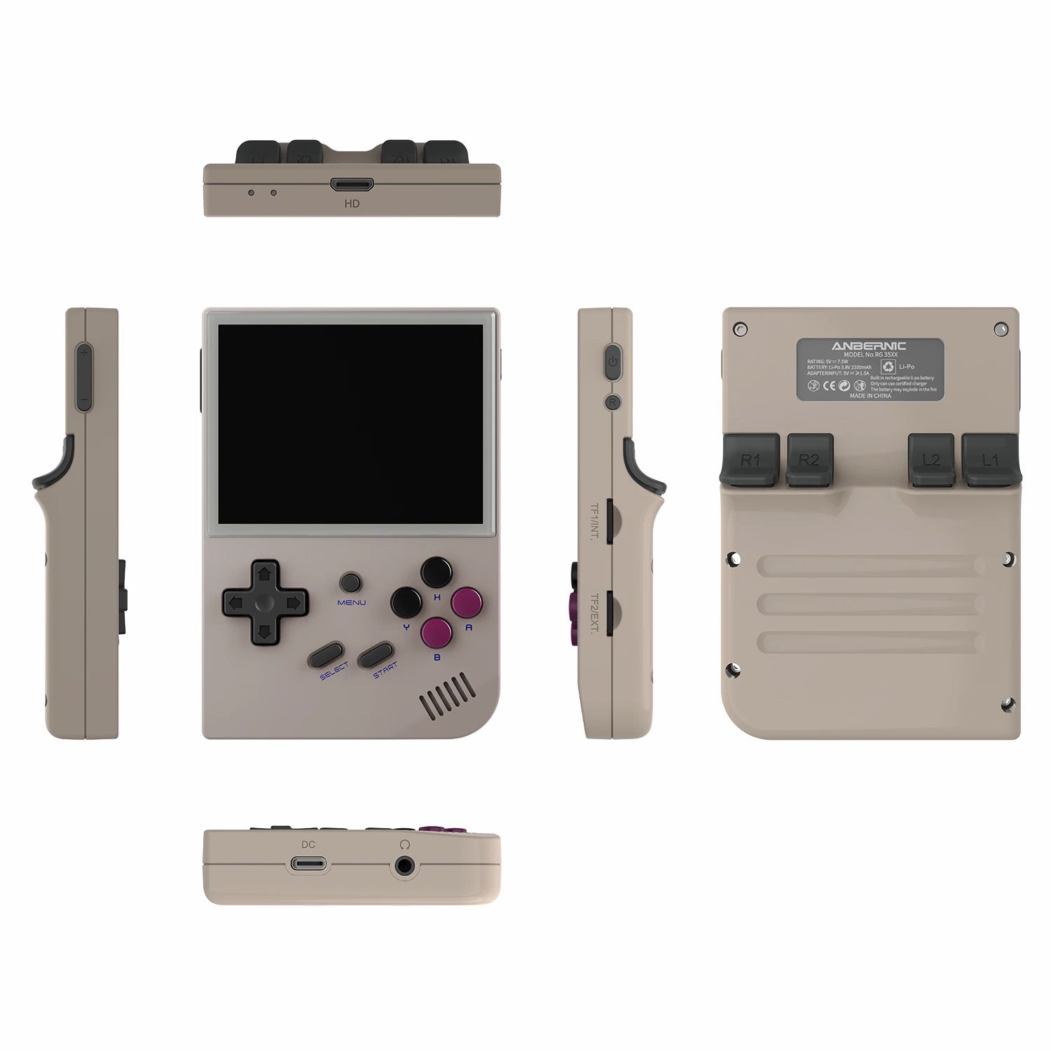 ANBERNIC RG35XX PLUS - Consola Portátil com 6800 Jogos, 64GB