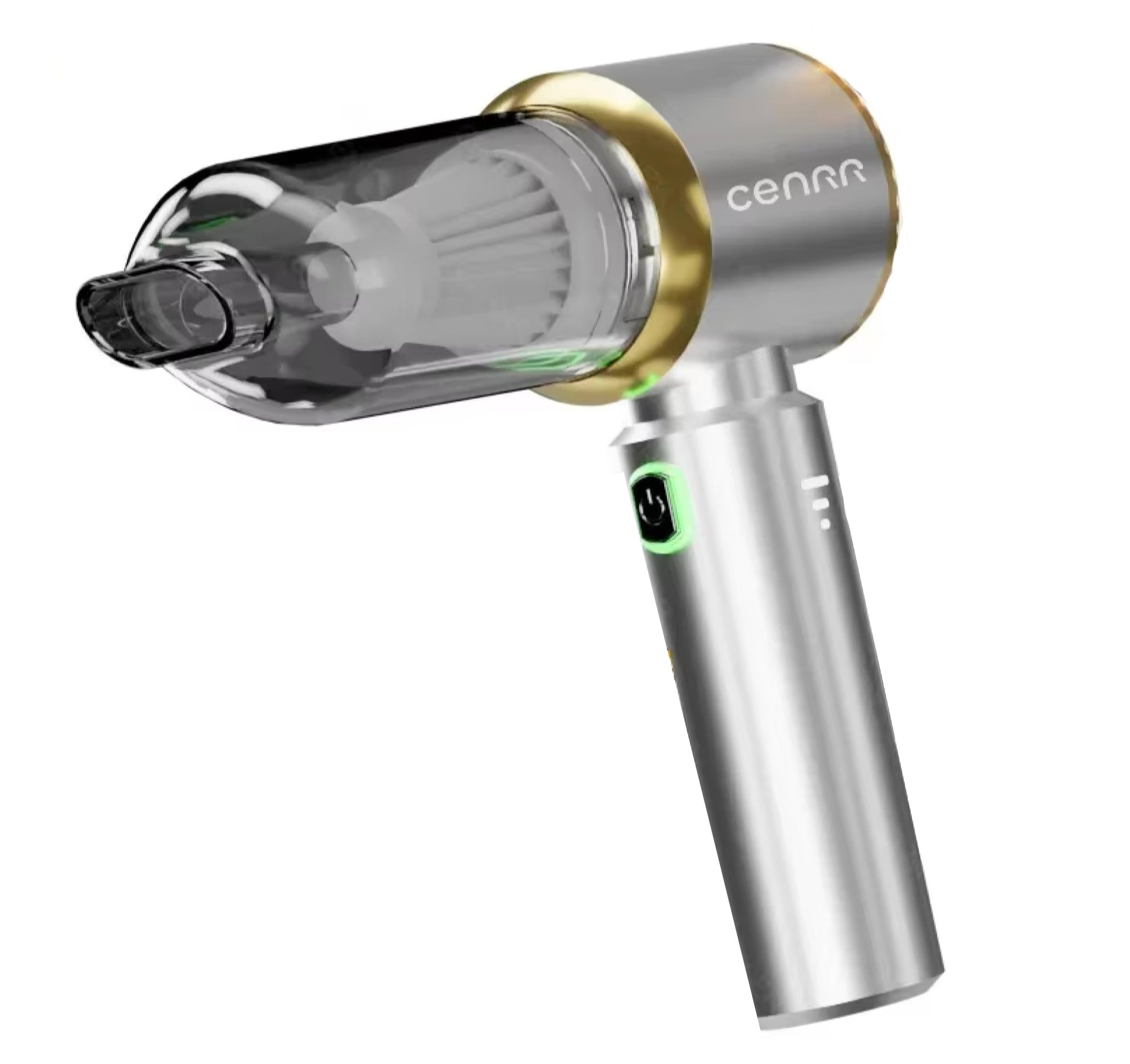 Aspirador Portátil CENRR 360000PA –  Sem Fios, Aspiração Húmida e Seca, Motor Brushless, USB-C