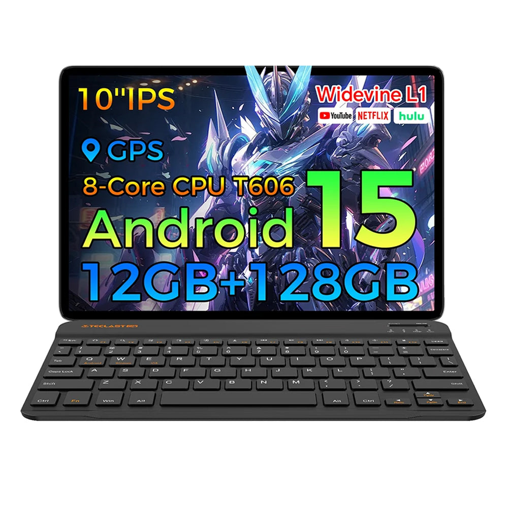 PACK Teclast P30T + Acessórios - Android 15, Ecrã 10.1, 12GB RAM, Octa-Core
