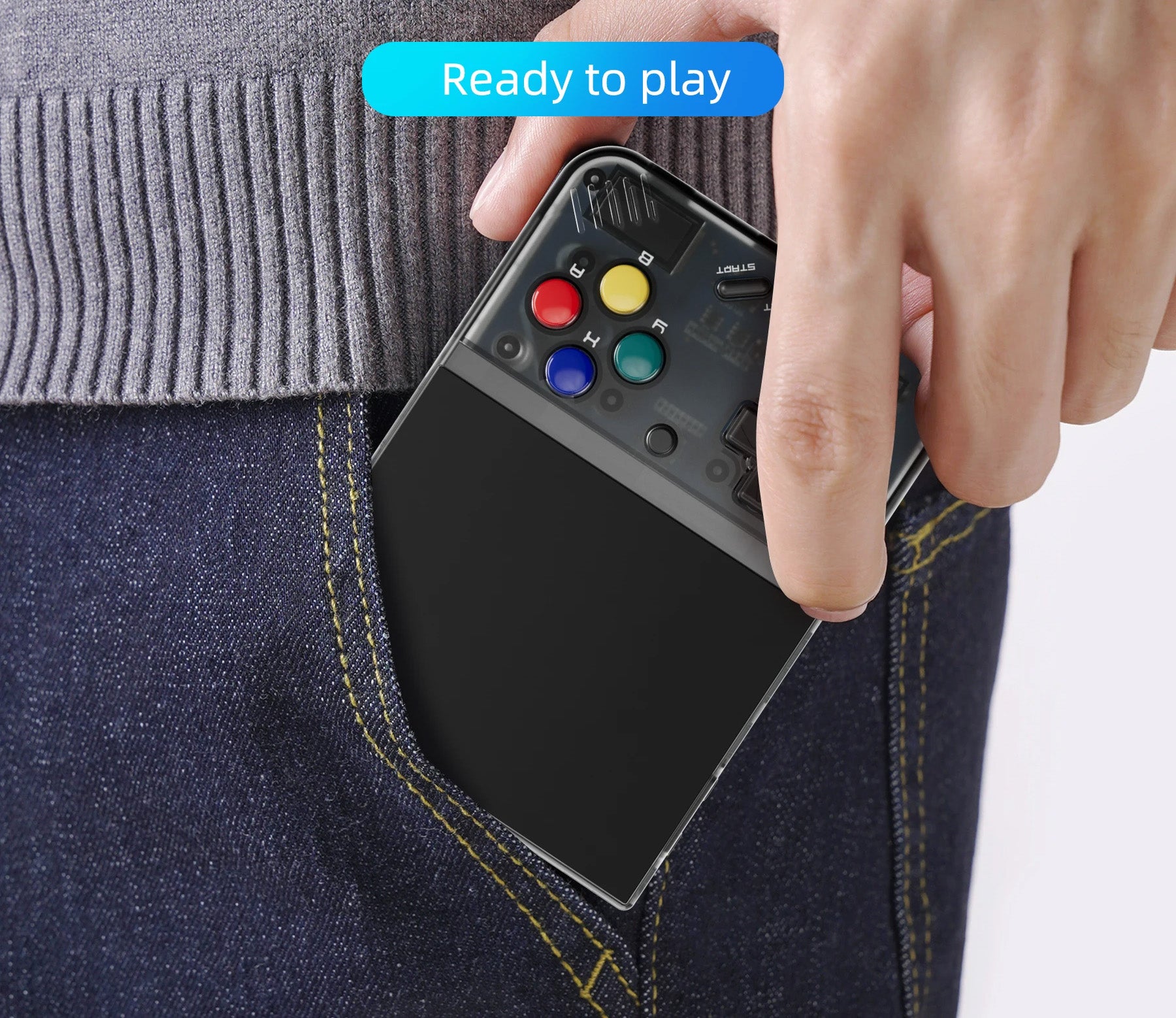 MIYOO Mini Plus V2 - Consola de Jogos Portátil - 15000 Jogos, 32GB, Ecrã IPS